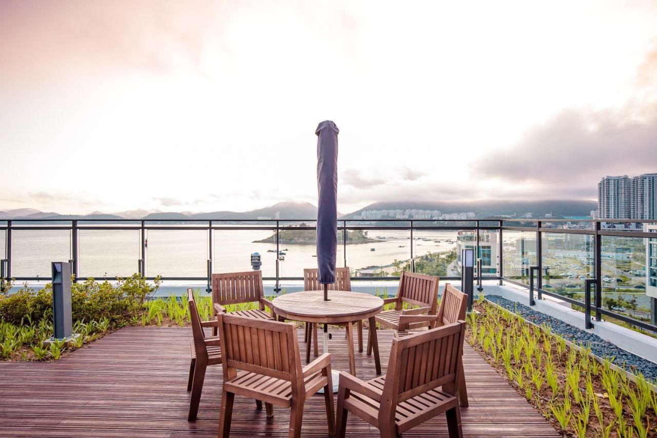 Lotte Castle Marina Aparthotel Yeosu Exterior foto